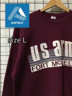 ARTEX 【USA製】us army スウェット トレーナー size L