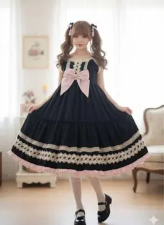 ゴスロリ・ロリータ ワンピース 黒