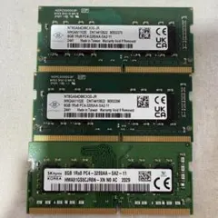 t114 DDR4-3200 24GB (8GB×3枚) ノートPC用メモリのサムネイル