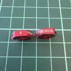 OverDose アルミホイールハブ4㎜レッドのサムネイル