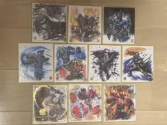 仮面ライダーシリーズ 色紙