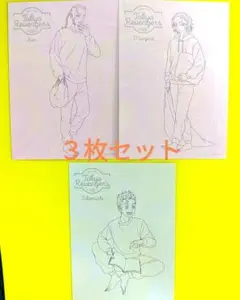 東京リベンジャーズ　アニメイトカフェ　イラストカード　佐野万次郎　龍宮寺堅　花垣