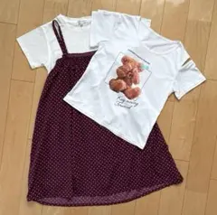 半袖　Tシャツ ノースリーブワンピース　140 3点セット　ユニクロ