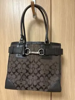 COACH コーチ キャンバス シグネチャー トートバッグ
