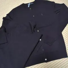 ラルフローレン　紺色ツインニット　レディース
