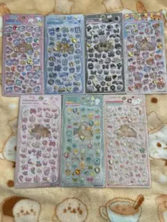 【正規品】ジュエルプチドロップ　プチドロップステッカー　7枚　ももいろ　あお