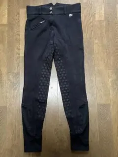 ELT 秋冬乗馬用キュロット シリコングリップ付き黒