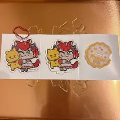 赤見かるび 大川ぶくぶ アクリルスタンド アクリルキーホルダー セットのサムネイル