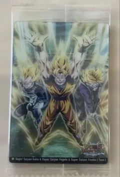 ドラゴンボールイタジャガカード スーパーサイヤ人ゴクウ・ベジータ・トランクス