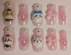 ちいかわ はちわれ　ネイルチップのサムネイル