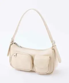 ポケット付きホーボーBAG新品未使用