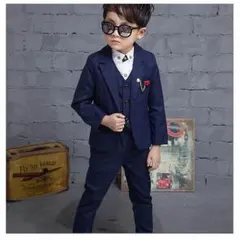 子供フォーマルスーツ 4点セット 七五三100-150