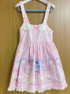 Angelic Pretty 2015 福袋　サロペット　ジャンスカ　ピンクのサムネイル