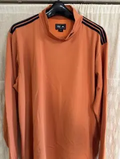 希望お値下げ　adidas オレンジ ハイネックシャツ