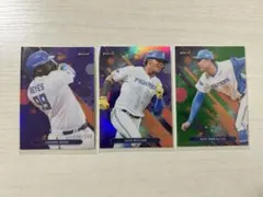 Topps Finest NPB 日本ハムファイターズシリアルカード3枚セット