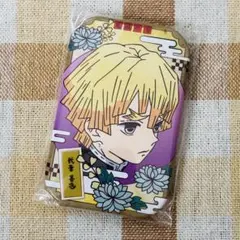 鬼滅の刃 スクエア缶バッジ 我妻善逸