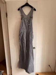 Lee ストライプ オーバーオール