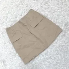 【セリーヌ】 (34) カーゴデザインスカート フラップポケット付き コットン混のサムネイル
