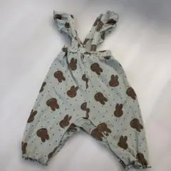 ミッフィー　サロペット　80