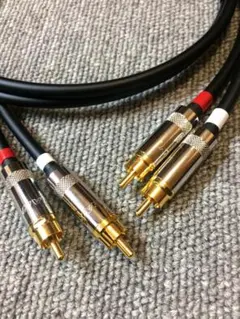 ★自作★　ラインケーブル カナレＬ－４Ｅ６Ｓ＋ NYS-352G　１m 2本1組のサムネイル