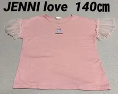 jenni love フリル袖 Tシャツ 140cm ピンク ジェニィ 半袖