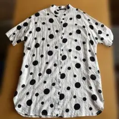 Lascolinas ドット柄 半袖チュニック