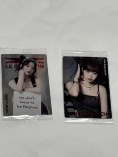 LE SSERAFIM ウエハース　カード