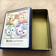 ディズニーグッズ　シー限定　ダッフィーアンドフレンズの空缶+パーク袋