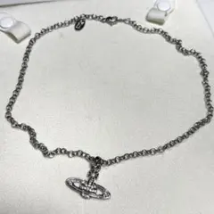 未使用級　ヴィヴィアンウエストウッド　オーブ　ネックレス 　ビジュー　シルバーのサムネイル