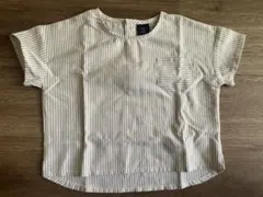 BACK & FORTH ストライプ 半袖シャツ 90