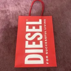 DIESEL ショップ袋 レッド ディーゼルのサムネイル