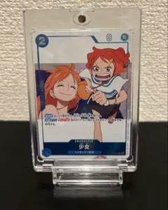 本日24時まで！ONE PIECE カードゲーム 美品　少女 プロモカード