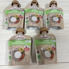 babybio オートミール・リンゴ・ニンジン 85g 5個セット