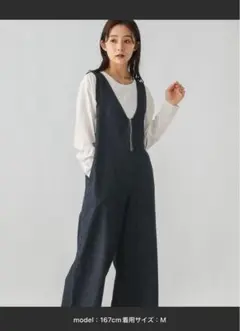 新品【GLOBAL WORK】ＧＯＯＤデニムサロペット L