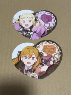 ラブライブ liella 澁谷かのん 鬼塚夏美 ハート型カード　バレンタイン