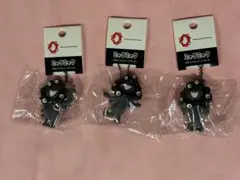 2025大阪・関西万博　黒ミャクPVCキーホルダー タイプＡ・Ｂ・Ｃ　３個セット