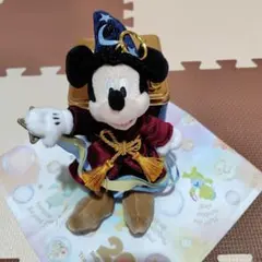 ディズニーストア　ファンタジアミッキーぬいぐるみキーホルダー