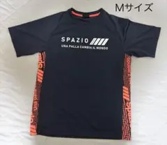 SPAZIO 半袖プラシャツ ネイビー/オレンジ Mサイズのサムネイル