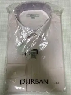 D'URBAN ピンク ストライプ 長袖ワイシャツ 39-82
