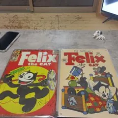 Felix the Cat ブリキ看板 2枚セット