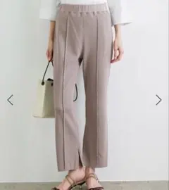 ROPE' PICNIC サーマル裾スリットパンツ