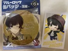 ブルーロック 蜂楽 廻  王座缶バッジ ポラショット私服カードセット