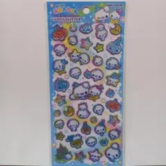ぷくぷくあわわちゃん キャンディグリッターステッカー ぷっくり ラメ