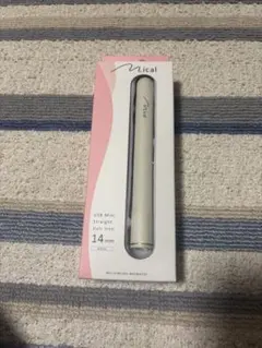 ミニヘアアイロン Mical USB 14mm ホワイト