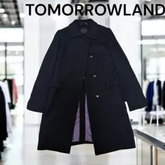 【本日削除】【美品】TOMORROWLAND ウール コート ブラック 38