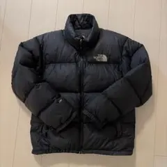 超希少　90s US ノースフェイス センターロゴ　ヌプシ Mサイズ　ブラック