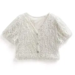 GRL シャギークロップド丈カーディガン[ac2379]