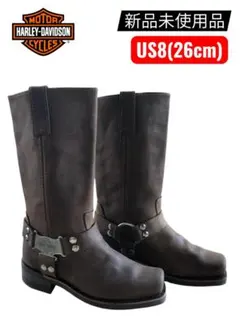 新品 HARLEY-DAVIDSON ブーツ スエード US8 (26cm) 2026年最新】Harley-Davidson 性別：メンズ バイク 靴の人気アイテム
