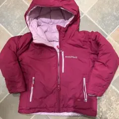 montbell 110サイズ　リバーシブルダウンジャケット