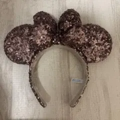 ディズニーパーク ミッキー耳カチューシャ ローズゴールド